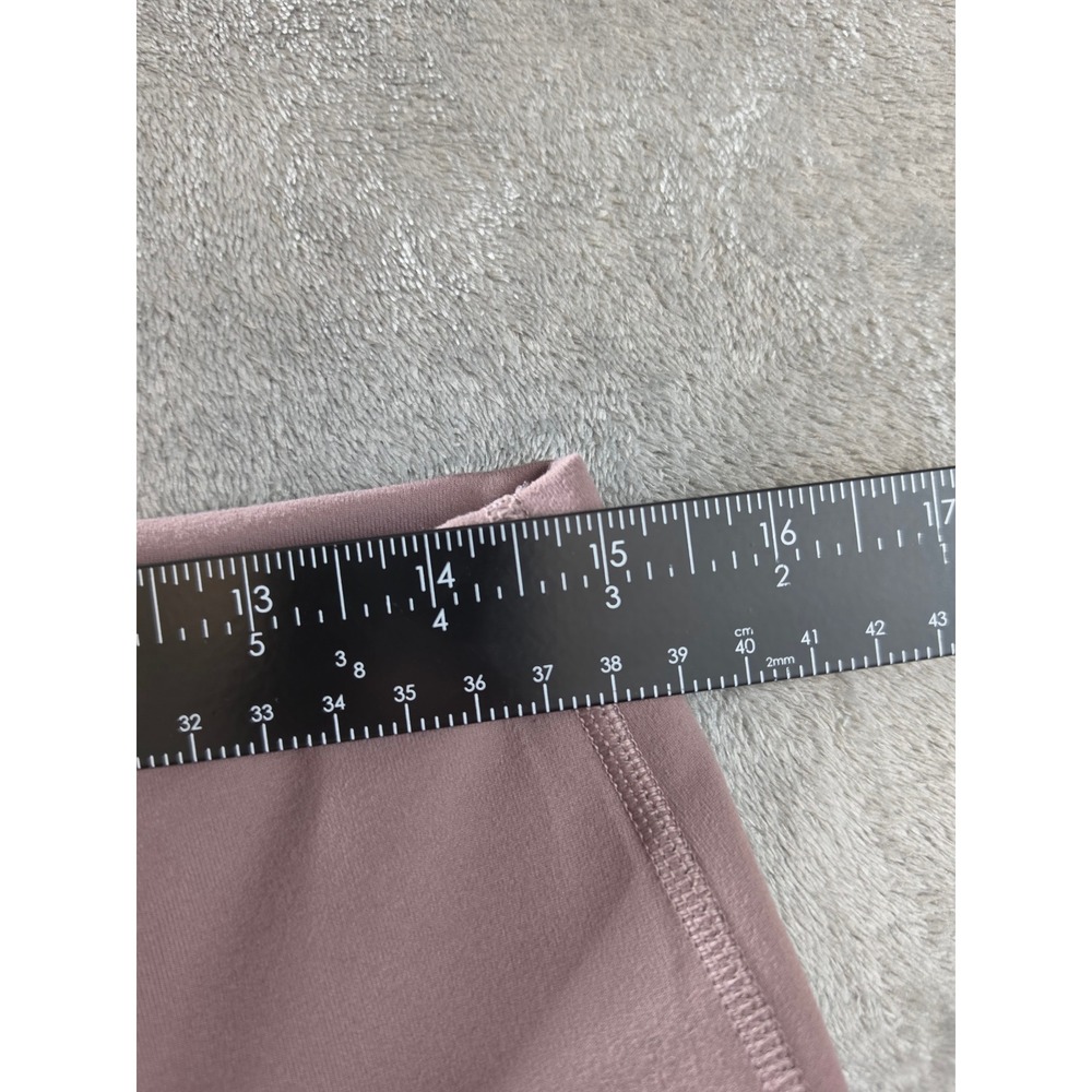 Fabletics PowerHold High Waisted Lattice Back Leggings Mauve XL Purple Pink - Picture 6 of 8
